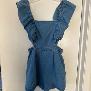 MABLE Light Blue Denim Top